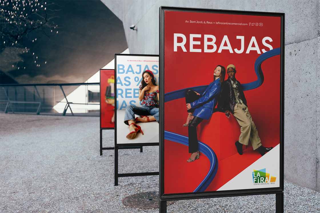 muestra de diseños de campañas de rebajas