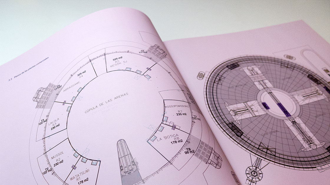 Centro Comercial Arenas de Barcelona Concurso AECC dosiers mapa