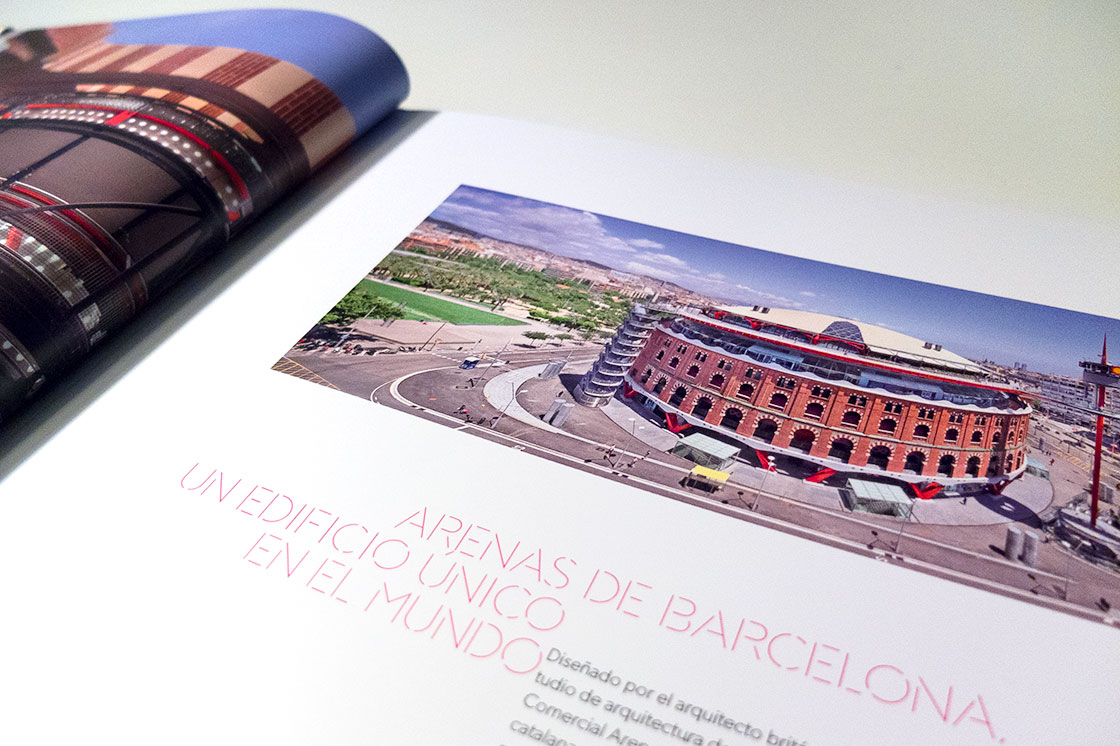 Centro Comercial Arenas de Barcelona Concurso AECC dosiers detalle imágenes