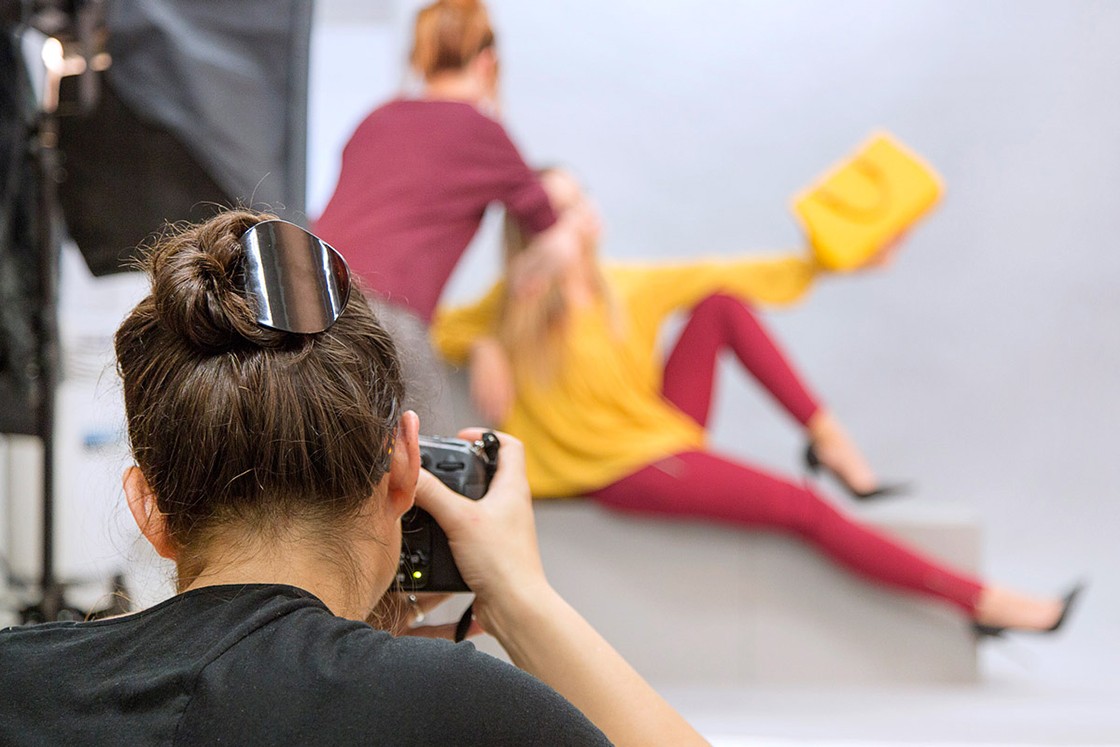 shooting de la campaña El arte de comprar