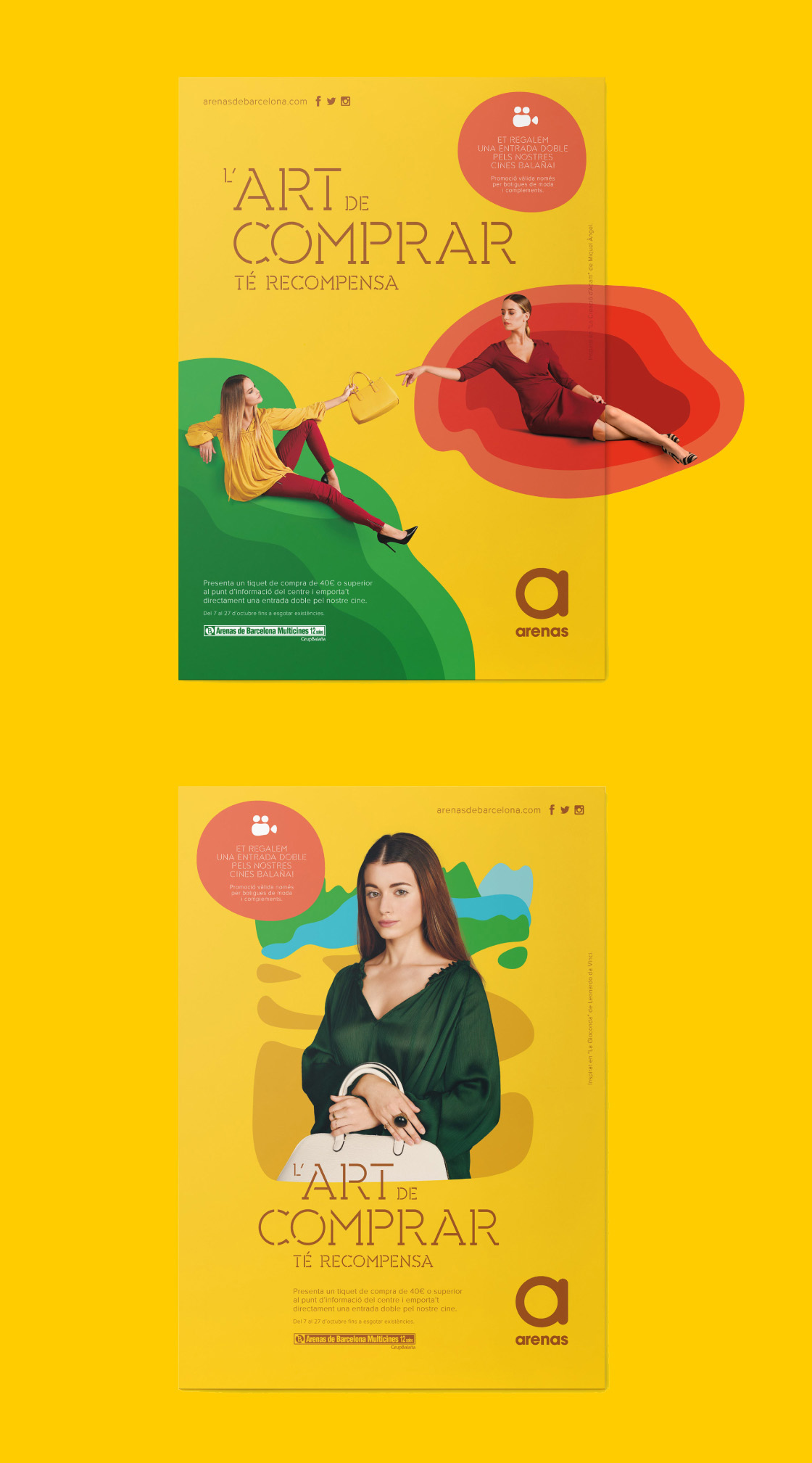 poster de la campaña El arte de comprar