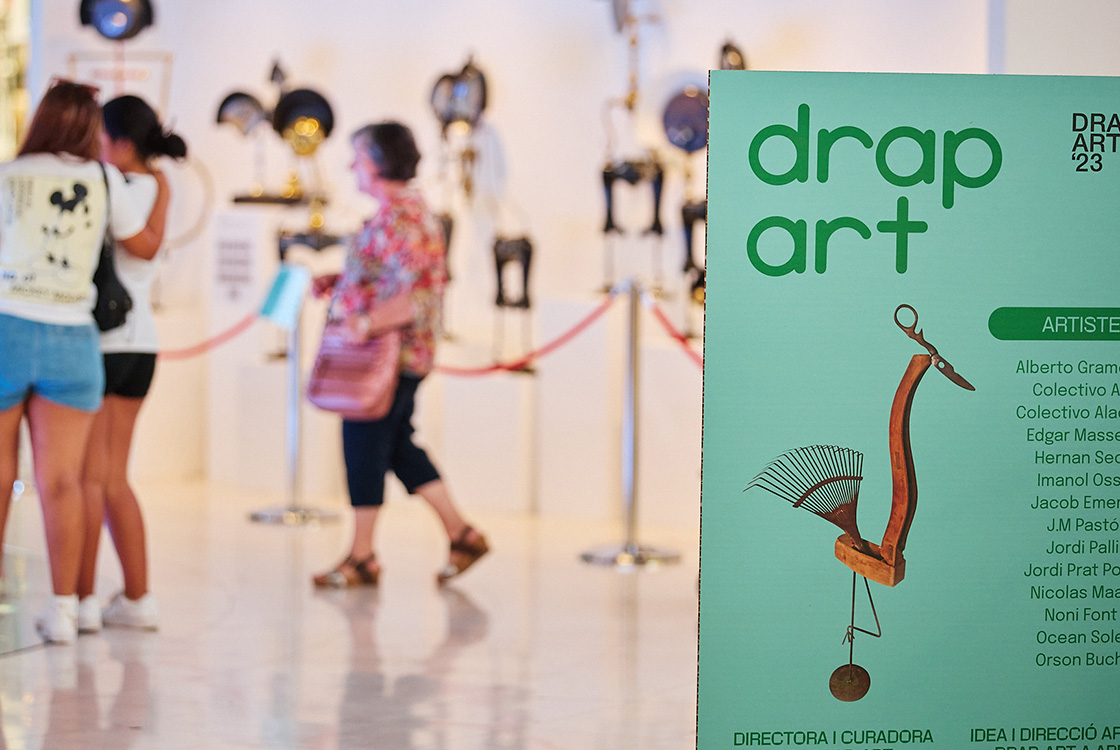 fotografía de la exposición Drap-Art