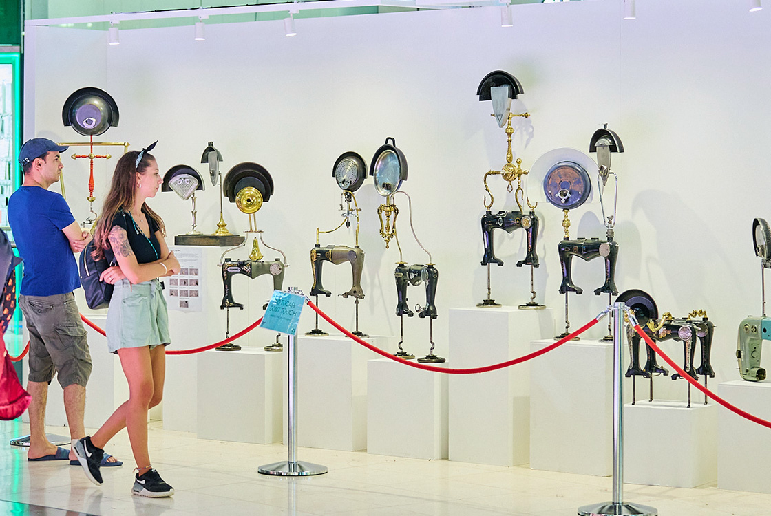 muestra de la exposición Drap-Art