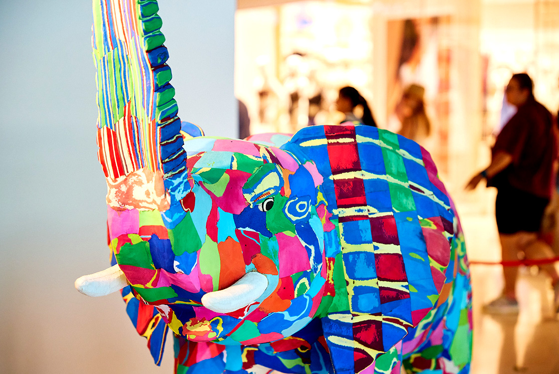 escultura de Drap-Art