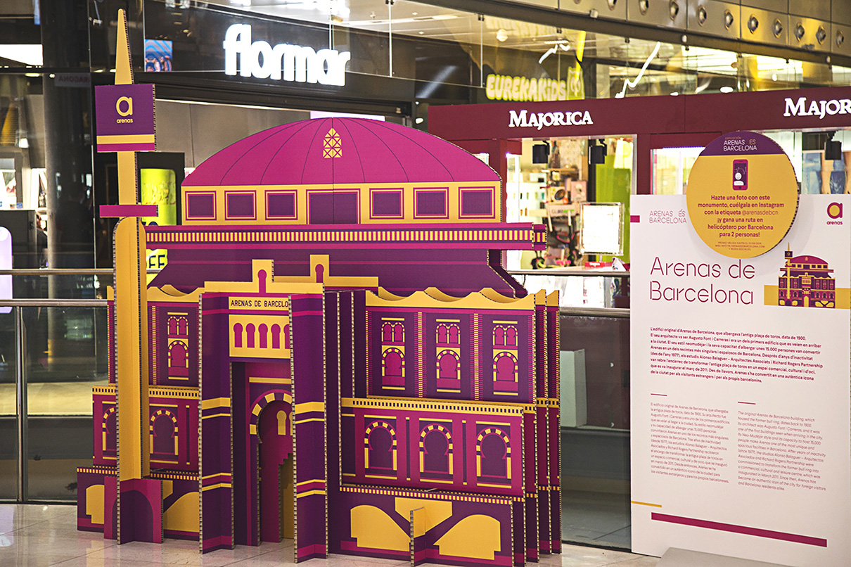 monumento para la exposición de verano de Arenas