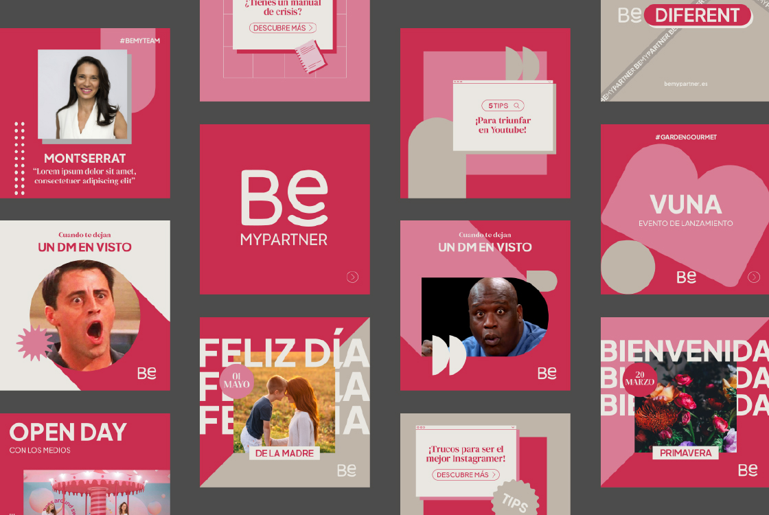 feed de Instagram de Be My Partner