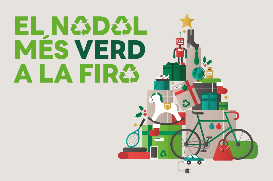 diseño de la campaña de Navidad de La Fira Centre Comercial