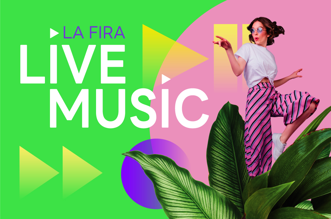 diseño de la campaña de Live Music de La Fira Centre Comercial