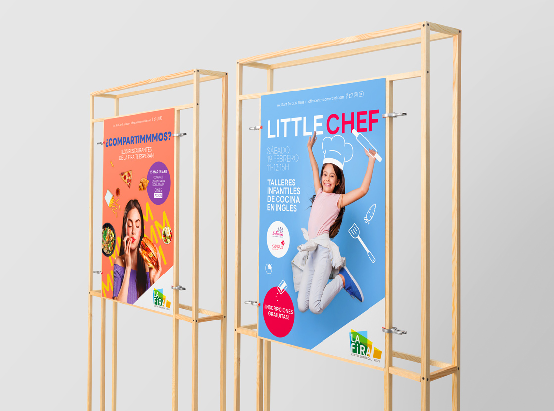 diseño de campañas de restauración de La Fira Centre Comercial